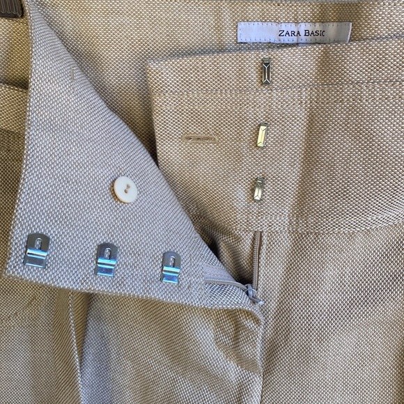 NWOT Zara Wide Leg Linen Dress pants - Picture 9 of 13